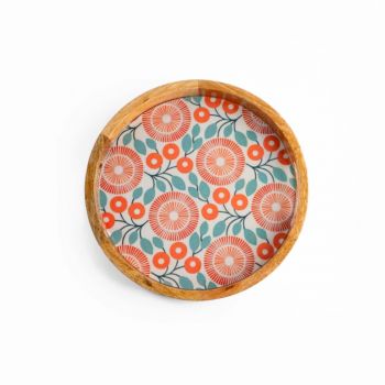 Round Tray - Orange Blossom