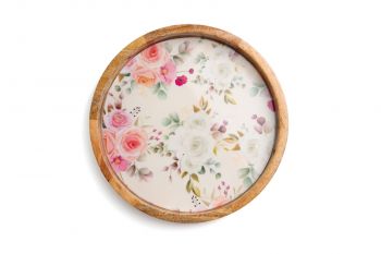 Round Tray - Summer Roses